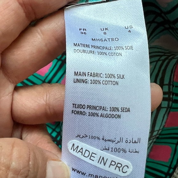 Manoush Arty Tartan SILK shift dress - Picture 13 of 15